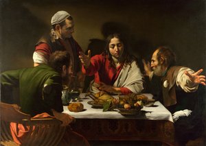 La Cena en Emaús, 1601